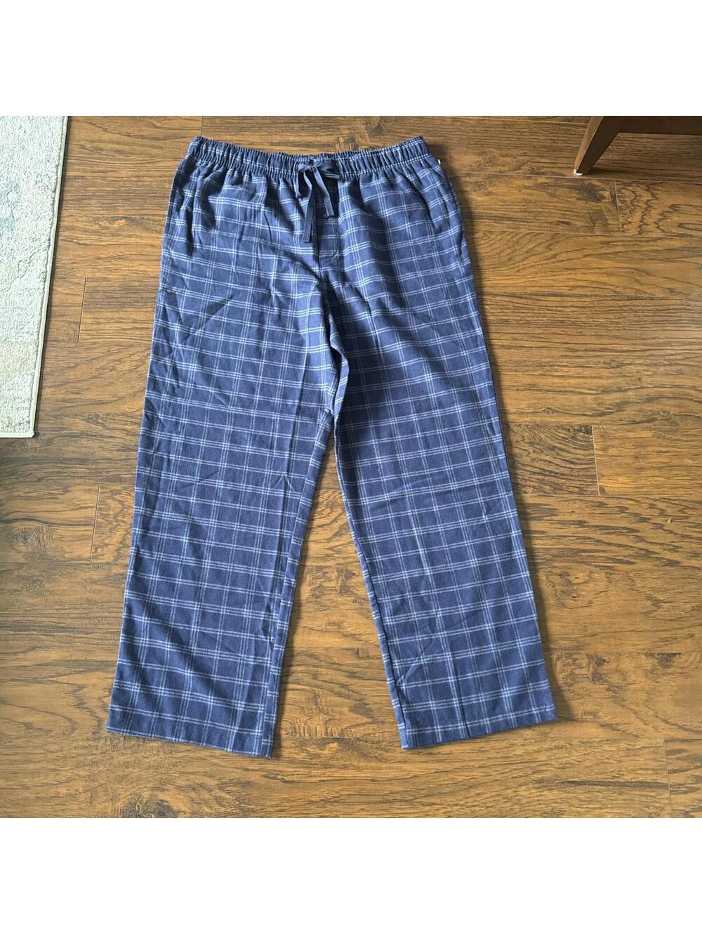 NORDSTROM RACK Flannel Pajama Pants in Navy Plaid Size XL - Picture 4 of 4